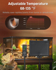 Pawfly termostato digital con control de temperatura 20-57°C