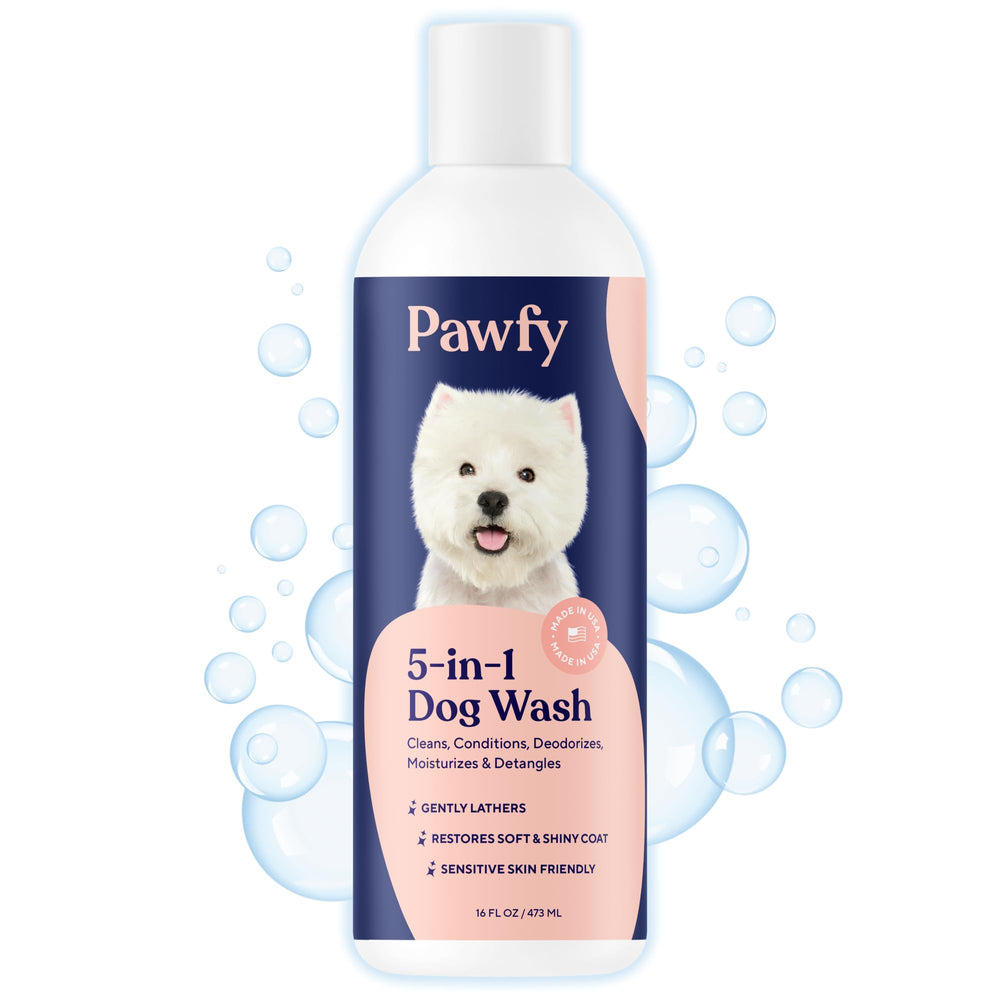 Pawfy champú para perro alivia picores y piel sensible.