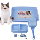 PAWISE caja de arena para gatito con entrada baja, facilita el entrenamiento.