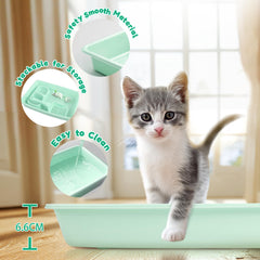 PAWISE doble cuenco para comida y agua del gato.
