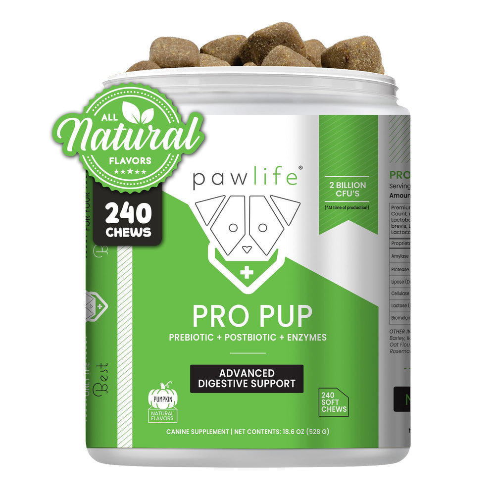 Pawlife probióticos para perros: empaque visible y uso fácil para la digestión.