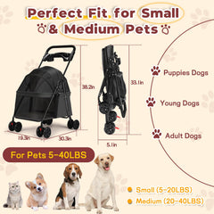 PawLuxe transportín desmontable para mascotas, fácil de quitar y transportar