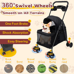 PawLuxe ventilación amplia con malla para flujo de aire constante