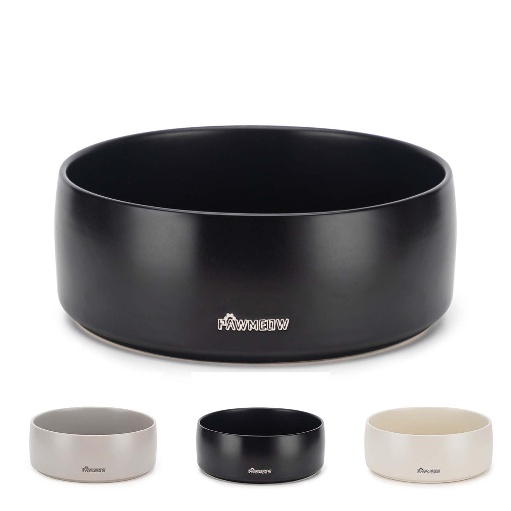 PawMeow tazón cerámico para perros de 5,5 pulgadas, resistente y seguro para comer.