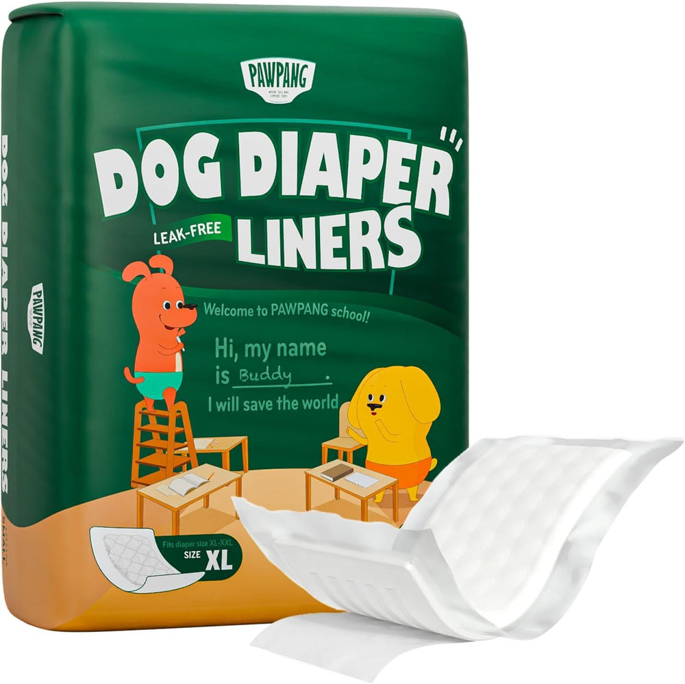 PAWPANG insertos-diaper-perro absorbentes para mayor sequedad diaria.
