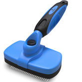 Pawradise cepillo para perro con pelo retráctil, ayuda a eliminar pelo suelto durante el cepillado.