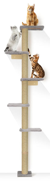 PAWSCRAT Arbol Gatos Pared 5 Niveles: trepar y vigilar desde altura.
