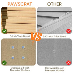 PAWSCRAT diseño beige-flannelette, se integra con decoración.