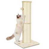 PAWSCRAT poste rascado 32 pulgadas para gatos, ideal para estiramientos y protección de muebles.
