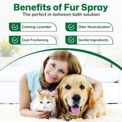 Pawsher perfume perros y gatos, aplicación rápida, aroma calmante.