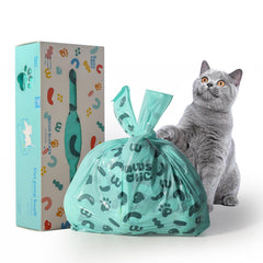 PAWSHOLIC bolsas de desechos, empaque práctico para recoger desechos de gatos y perros.