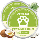 PawSono bálsamo para patas y hocico con hidratación profunda y aroma natural.