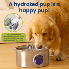 PAWSPIK bomba silenciosa, funcionamiento suave para perros nerviosos.