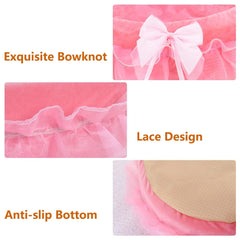 Cama Pawstrip con lazo princesa, añade encanto y confort al hogar