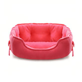 pawstrip Cama Princesa para Perro Pequeño en Rosa, descanso cómodo