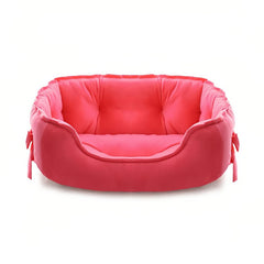 pawstrip Cama Princesa para Perro Pequeño en Rosa, descanso cómodo