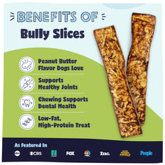 Pawstruck Bully Slices textura digestible para masticación segura