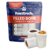 Pawstruck Hueso relleno de mantequilla de maní, ideal para perros activos.