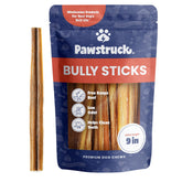 Pawstruck palitos bully de 9 pulgadas, sabrosos y duraderos para perros activos.