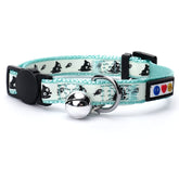 Pawtitas collar gato brilla en oscuridad para visibilidad nocturna