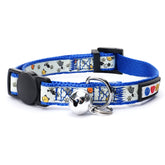 Pawtitas collar gato brillo nocturno azul para localización en la oscuridad