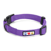 Pawtitas collar grande para perro ajustable, comodidad y ajuste seguro.