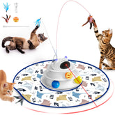 Pawtners Juguete Gato 5-en-1 láser para estimulación y juego interactivo en casa.