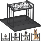 Pawtners platos elevados para perros, cuatro alturas para mayor comodidad durante la comida.