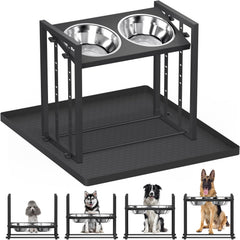 Pawtners platos elevados para perros, cuatro alturas para mayor comodidad durante la comida.