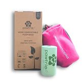 Pawtopia: estuche rosa del bundle para un kit ecológico.