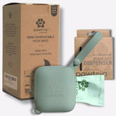 Pawtopia bolsas para heces de perro compostables, 120 unidades, ecológicas y seguras para el hogar.