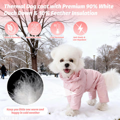 PawUnion cobertura total para pecho, vientre y patas protege contra nieve y viento