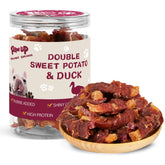 PAWUP empaque de pato y batata, snack práctico para perros activos