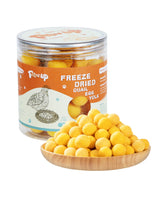 PAWUP yemas de codorniz en empaque práctico para llevar como snack natural.