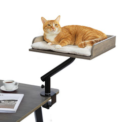 PAWZ Road Cama Escritorio Gato: rotación 360 grados para descansar junto a ti.
