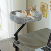 PAWZ Road cama de escritorio para gatos con rotación 360 grados para acceso fácil