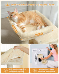 PAWZ Road percha acolchada elevada para descanso cómodo