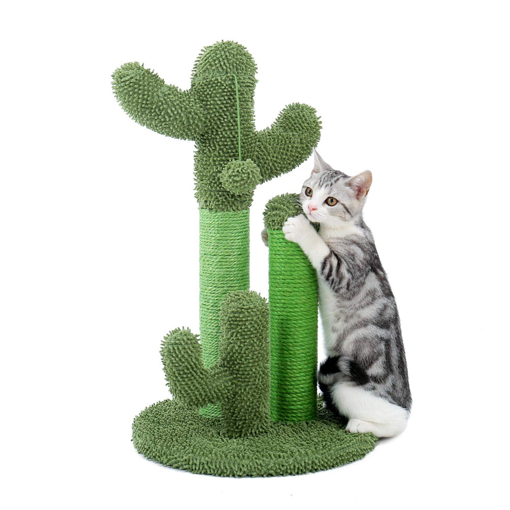 PAWZ Road poste rascador cactus con tres postes para rascar y entretenimiento