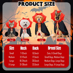 PAYHTOW disfraz perro vampiro diseño clasico para fiestas y eventos.
