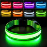 PcEoTllar collar perro luz LED para mayor visibilidad nocturna