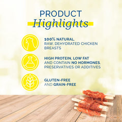 PCI Chick N Hide pack abierto, masticables listos para disfrutar.