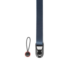 Peak Design Leash: correa azul con ajuste rápido para acceso inmediato a la cámara.