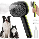Cepillo de vapor Pecute para gatos en vista general, cómodo para el cuidado diario.