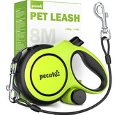 Pecute correa retráctil para perros 26 pies con agarre ergonómico