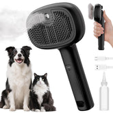Cepillo de vapor Pecute para gatos en acción, mejora brillo y suavidad del pelaje.