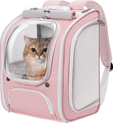 Pecute Mochila Gato con burbuja espacio amplio para viajar cómodo