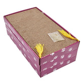 Peekab rasca-gato de doble cara, superficie amplia para arañar.