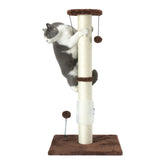 Rascador de PEEKAB: poste de sisal de 32 pulgadas para gatos activos.