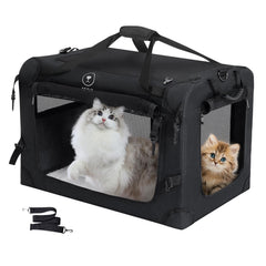 Pegic Extra Grande: transportín portátil para gatos, ideal para viajes en coche.