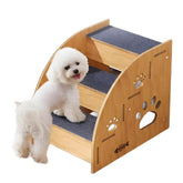 PEITA PET escalones para cama de perro en tres pasos, seguridad para subir.